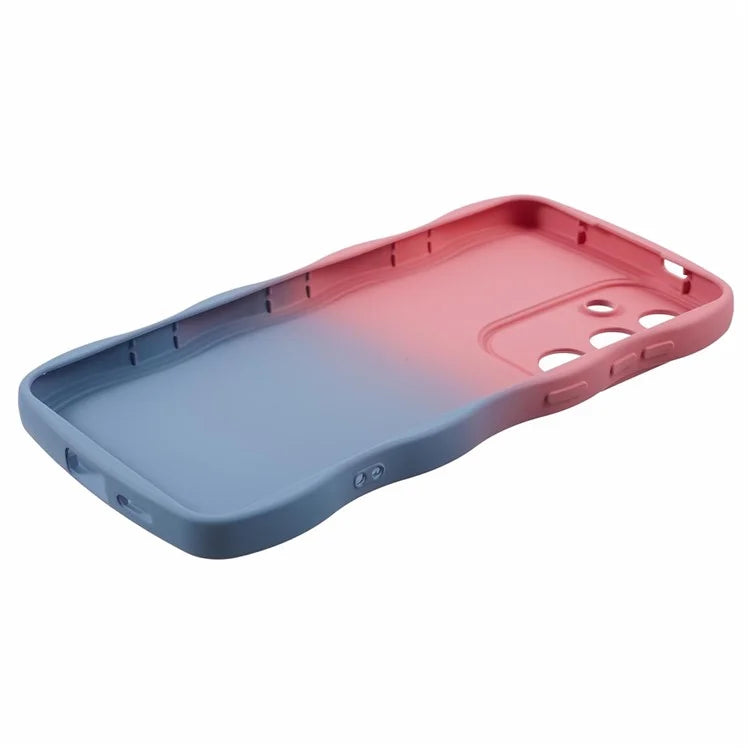JTW Series for Samsung Galaxy S24+ Dual Color Rubberized TPU Case with Wavy Edge