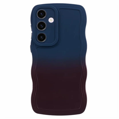 JTW Series for Samsung Galaxy S24+ Dual Color Rubberized TPU Case with Wavy Edge