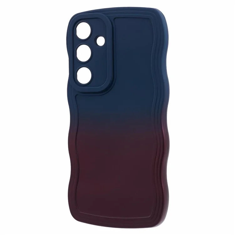 JTW Series for Samsung Galaxy S24+ Dual Color Rubberized TPU Case with Wavy Edge