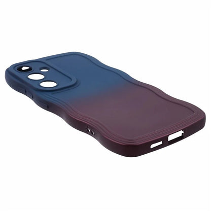 JTW Series for Samsung Galaxy S24+ Dual Color Rubberized TPU Case with Wavy Edge