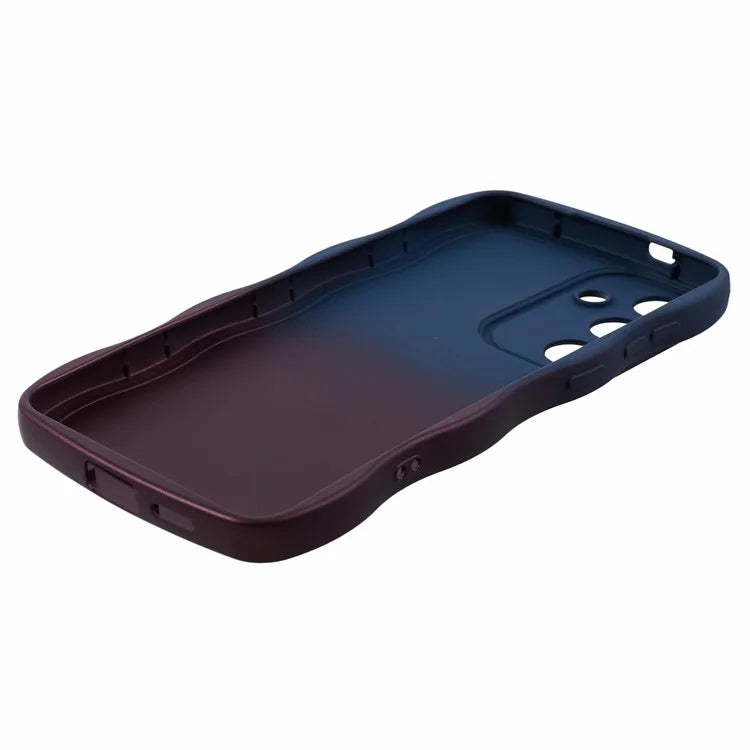 JTW Series for Samsung Galaxy S24+ Dual Color Rubberized TPU Case with Wavy Edge