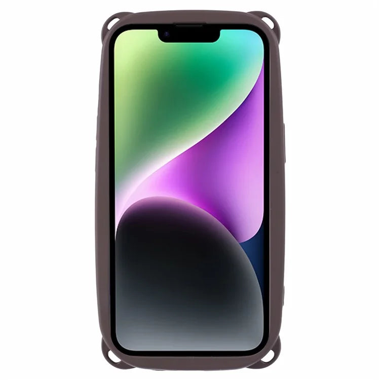JTW Series for iPhone 14 Rubberized TPU Case Phone Cover Bear Ear Corners