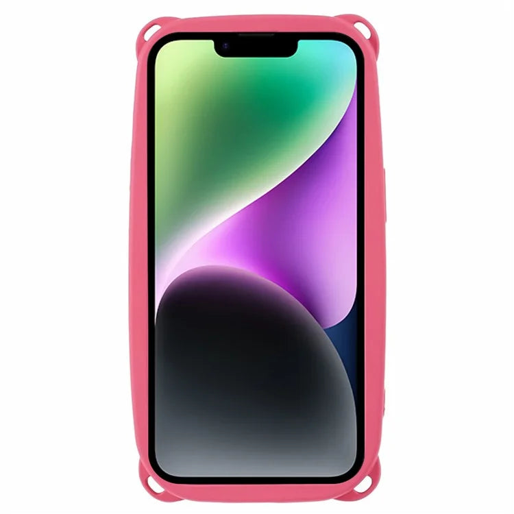 JTW Series for iPhone 14 Rubberized TPU Case Phone Cover Bear Ear Corners