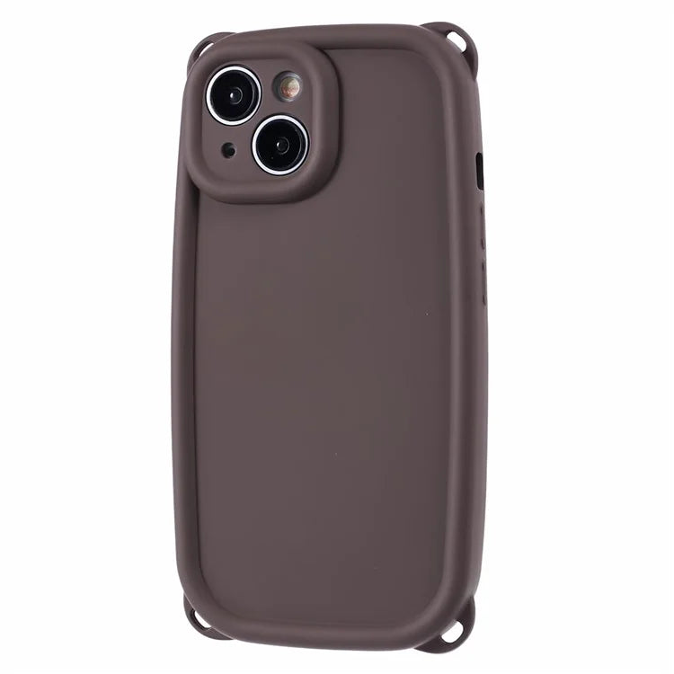 JTW Series for iPhone 13 TPU Case Bear Ear Enhanced Corners Phone Back Cover