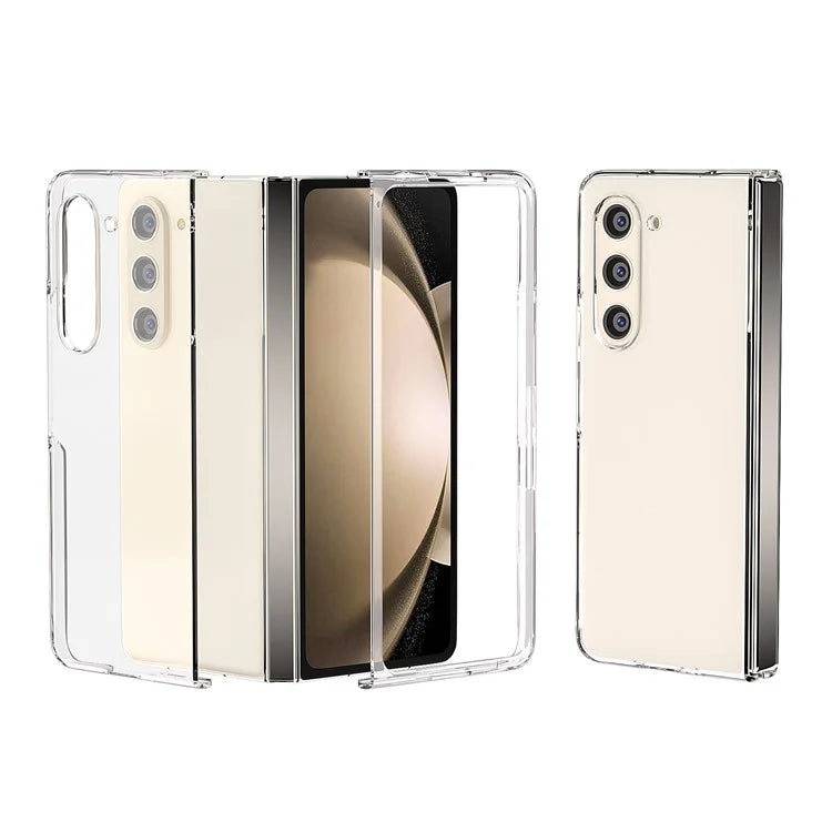 For Samsung Galaxy Z Fold5 5G Phone Case Transparent PC Back Cover