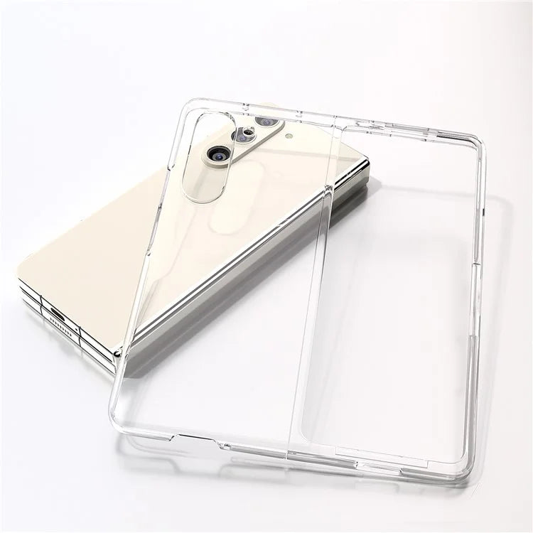For Samsung Galaxy Z Fold5 5G Phone Case Transparent PC Back Cover