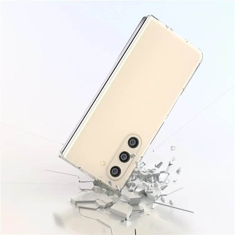 For Samsung Galaxy Z Fold5 5G Phone Case Transparent PC Back Cover