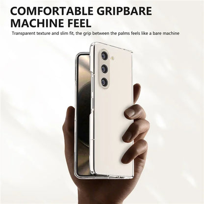 For Samsung Galaxy Z Fold5 5G Phone Case Transparent PC Back Cover