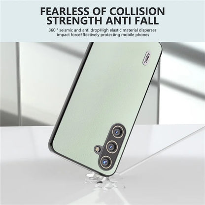ABEEL For Samsung Galaxy S24+ Phone Case Ecological Texture Leather Cover Soft Touch