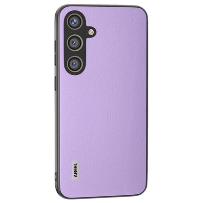 ABEEL For Samsung Galaxy S24+ Phone Case Ecological Texture Leather Cover Soft Touch