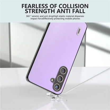 ABEEL For Samsung Galaxy S24+ Phone Case Ecological Texture Leather Cover Soft Touch