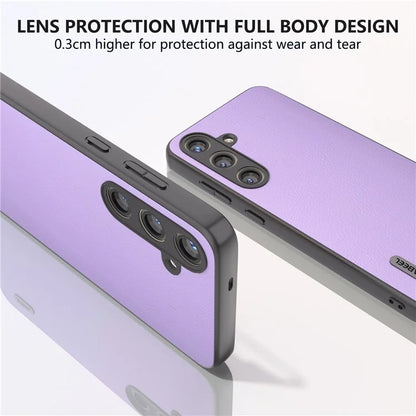 ABEEL For Samsung Galaxy S24+ Phone Case Ecological Texture Leather Cover Soft Touch