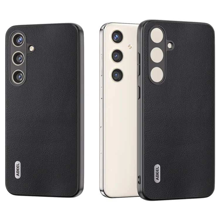 ABEEL For Samsung Galaxy S24+ Phone Case Ecological Texture Leather Cover Soft Touch