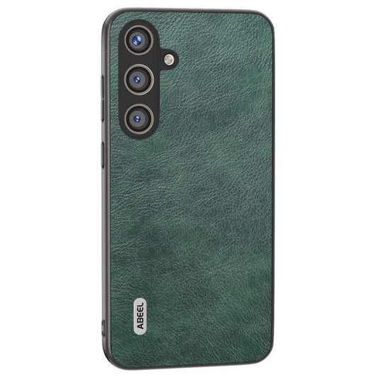 ABEEL For Samsung Galaxy S24+ Anti-Scratch Cover PU Leather Phone Case Litchi Texture