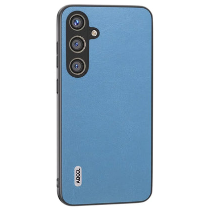ABEEL For Samsung Galaxy S24 Textured Phone Case Slim PU Leather Shockproof Cover