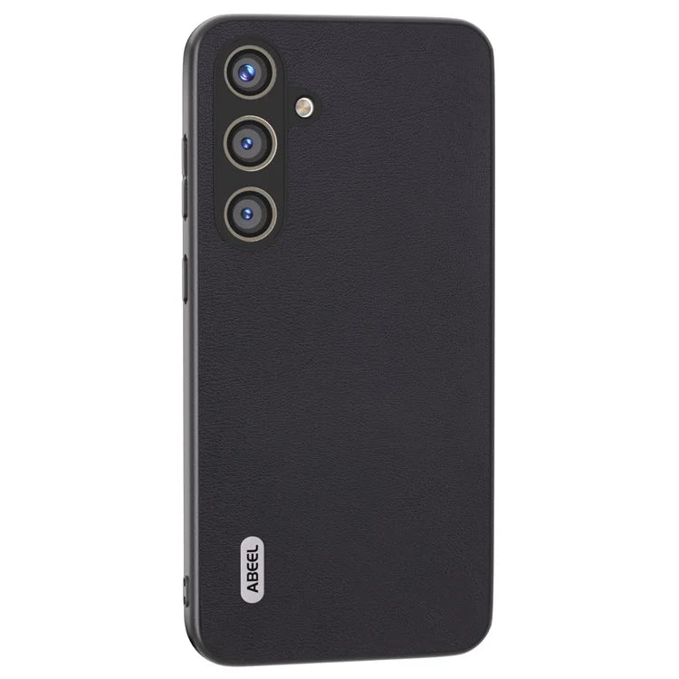 ABEEL For Samsung Galaxy S24 Textured Phone Case Slim PU Leather Shockproof Cover