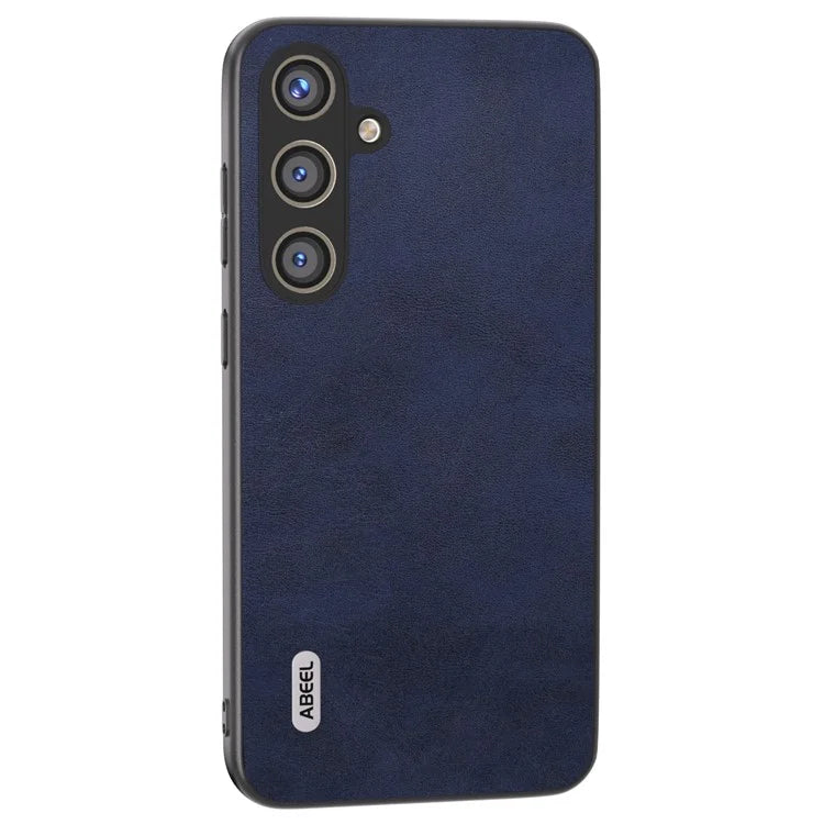 ABEEL For Samsung Galaxy S24 Shockproof Phone Case Leather Coated TPU+PC Cover