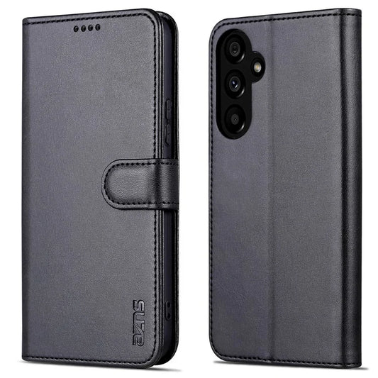 AZNS For Samsung Galaxy A55 5G Leather Case Wallet Phone Cover Magnetic Clasp