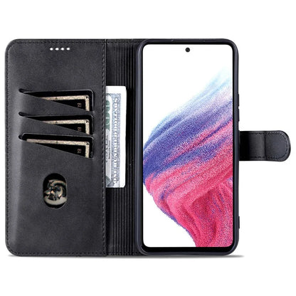 AZNS For Samsung Galaxy A55 5G Leather Case Wallet Phone Cover Magnetic Clasp