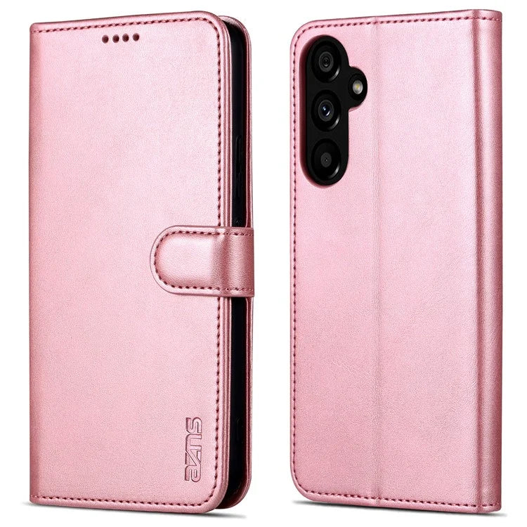 AZNS For Samsung Galaxy A55 5G Leather Case Wallet Phone Cover Magnetic Clasp
