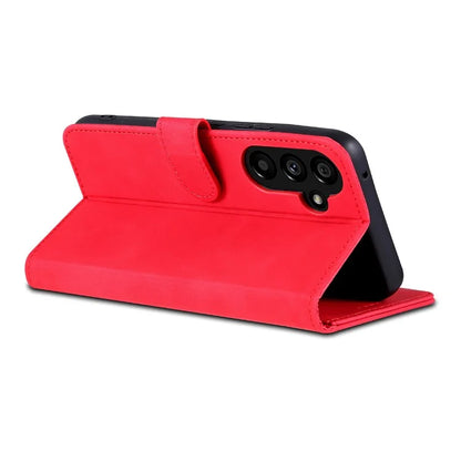 AZNS For Samsung Galaxy A55 5G Leather Case Wallet Phone Cover Magnetic Clasp
