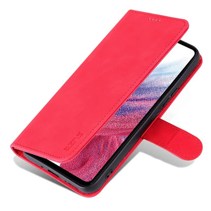 AZNS For Samsung Galaxy A55 5G Leather Case Wallet Phone Cover Magnetic Clasp