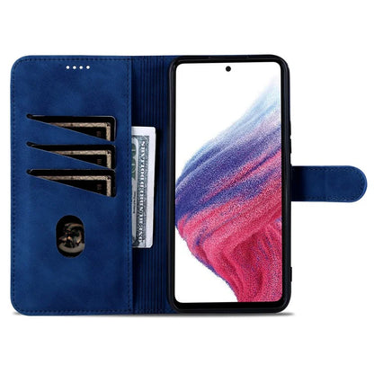 AZNS For Samsung Galaxy A55 5G Leather Case Wallet Phone Cover Magnetic Clasp