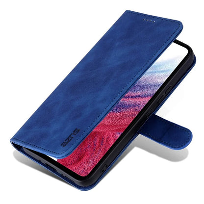 AZNS For Samsung Galaxy A55 5G Leather Case Wallet Phone Cover Magnetic Clasp