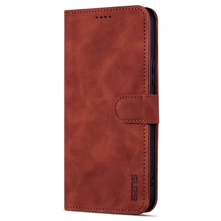 AZNS For Samsung Galaxy A55 5G Leather Case Wallet Phone Cover Magnetic Clasp