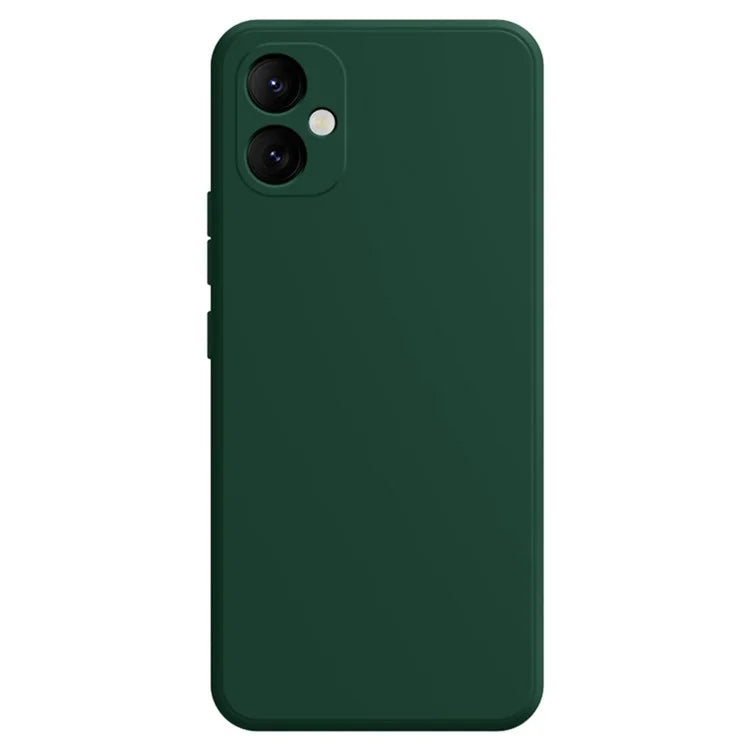 For Samsung Galaxy A05 4G TPU Case Rubberized Phone Cover with Straight Edge