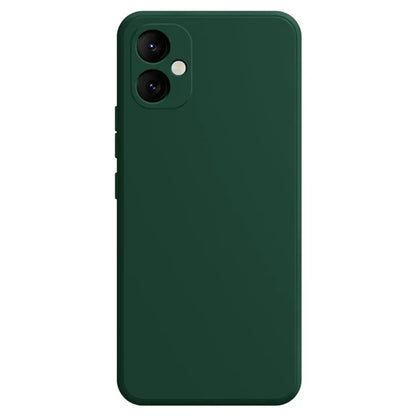 For Samsung Galaxy A05 4G TPU Case Rubberized Phone Cover with Straight Edge