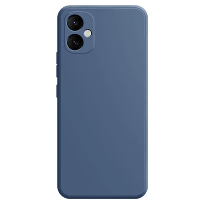 For Samsung Galaxy A05 4G TPU Case Rubberized Phone Cover with Straight Edge