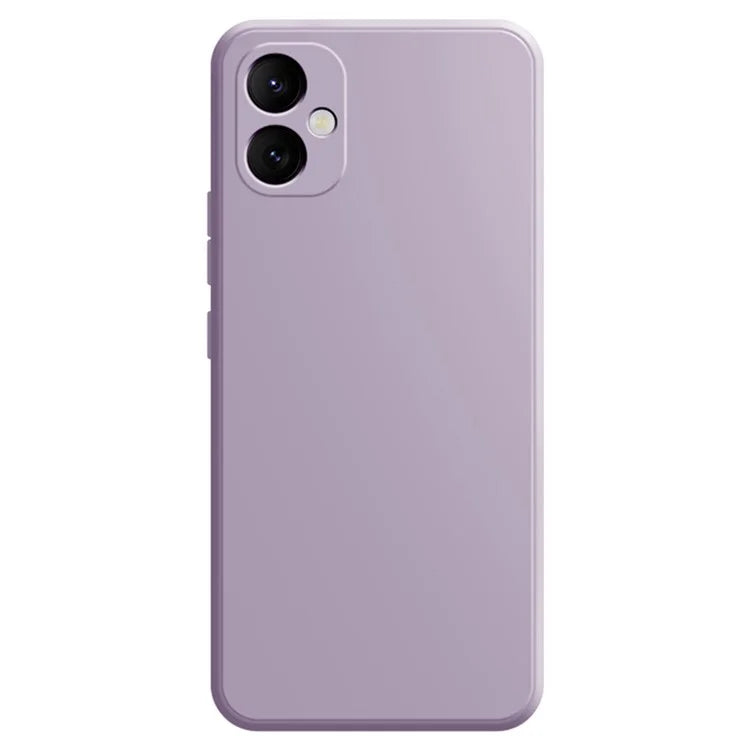 For Samsung Galaxy A05 4G TPU Case Rubberized Phone Cover with Straight Edge