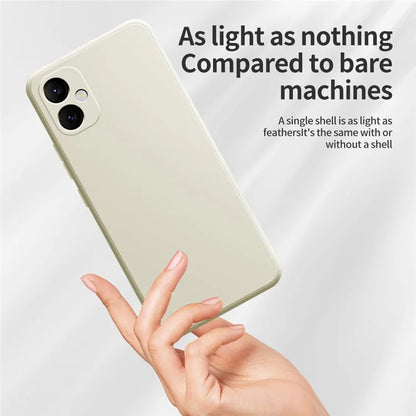 For Samsung Galaxy A05 4G TPU Case Rubberized Phone Cover with Straight Edge