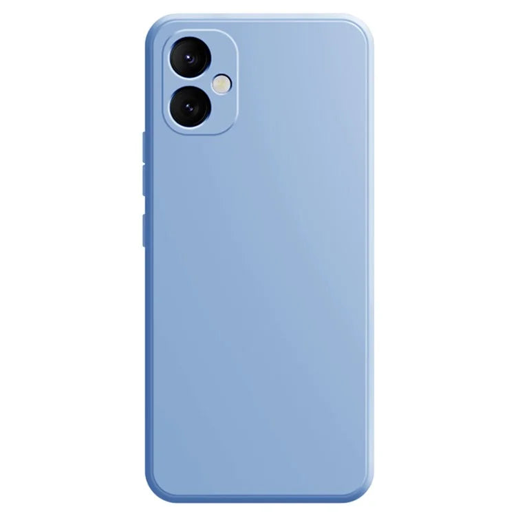 For Samsung Galaxy A05 4G TPU Case Rubberized Phone Cover with Straight Edge