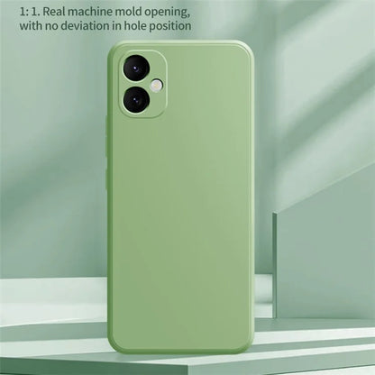For Samsung Galaxy A05 4G TPU Case Rubberized Phone Cover with Straight Edge