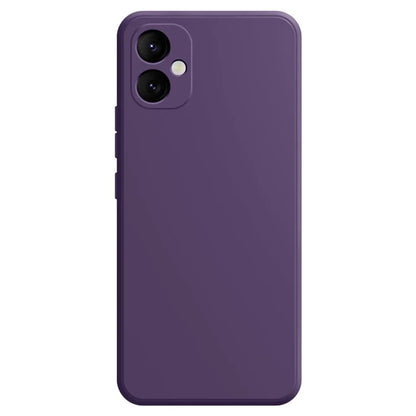 For Samsung Galaxy A05 4G TPU Case Rubberized Phone Cover with Straight Edge