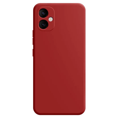 For Samsung Galaxy A05 4G TPU Case Rubberized Phone Cover with Straight Edge