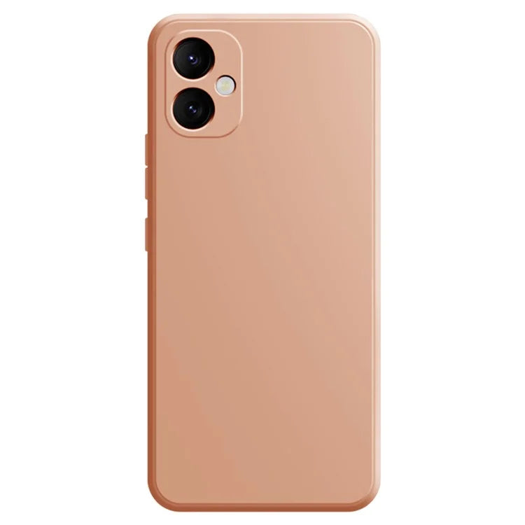 For Samsung Galaxy A05 4G TPU Case Rubberized Phone Cover with Straight Edge