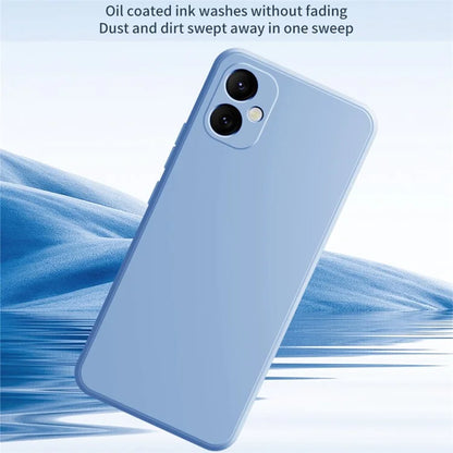 For Samsung Galaxy A05 4G TPU Case Rubberized Phone Cover with Straight Edge
