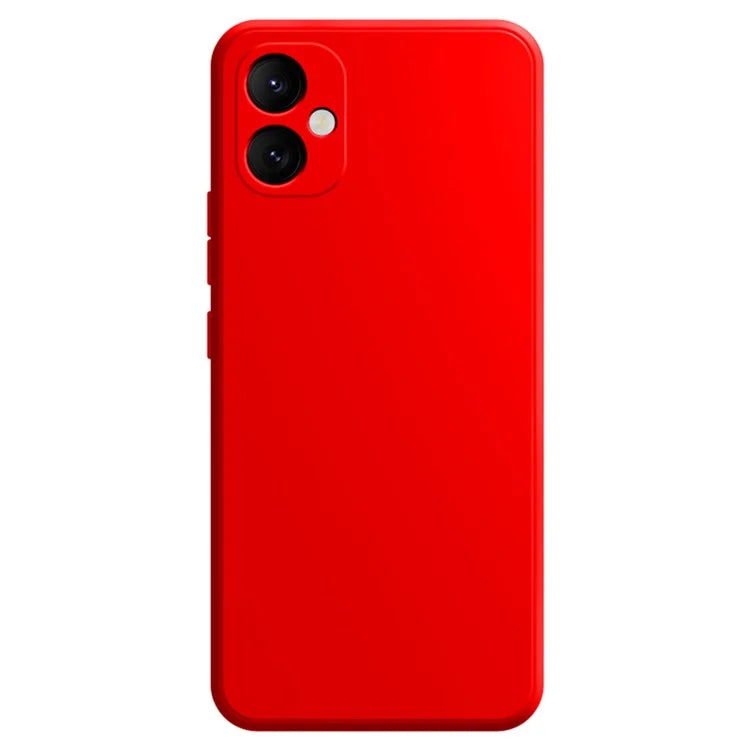 For Samsung Galaxy A05 4G TPU Case Rubberized Phone Cover with Straight Edge