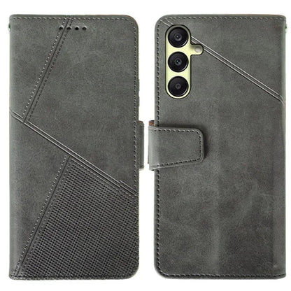 IDEWEI For Samsung Galaxy A25 5G (Global) (161.0 x 76.5 x 8.3mm) Case Calf Texture Stand Anti-Fall Phone Cover Shell