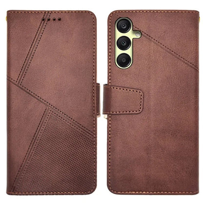 IDEWEI For Samsung Galaxy A25 5G (Global) (161.0 x 76.5 x 8.3mm) Case Calf Texture Stand Anti-Fall Phone Cover Shell
