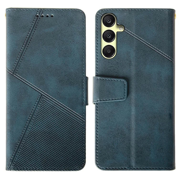 IDEWEI For Samsung Galaxy A25 5G (Global) (161.0 x 76.5 x 8.3mm) Case Calf Texture Stand Anti-Fall Phone Cover Shell