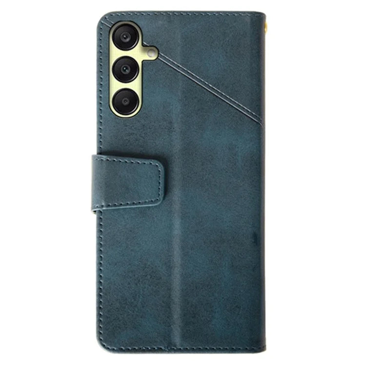 IDEWEI For Samsung Galaxy A25 5G (Global) (161.0 x 76.5 x 8.3mm) Case Calf Texture Stand Anti-Fall Phone Cover Shell