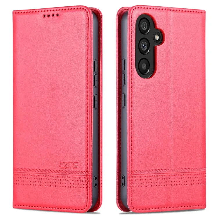 AZNS For Samsung Galaxy A35 5G Wallet Magnetic Phone Cover PU Leather Case