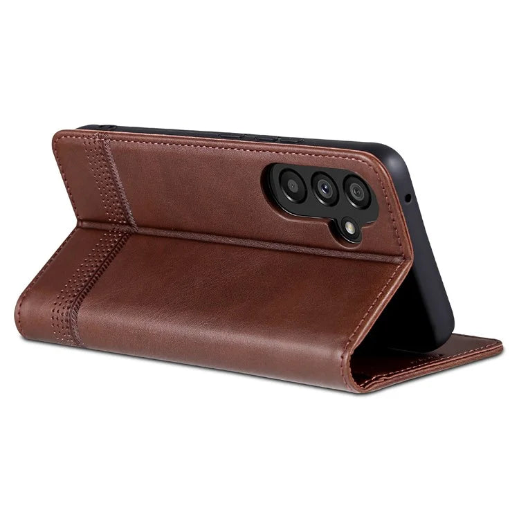 AZNS For Samsung Galaxy A35 5G Wallet Magnetic Phone Cover PU Leather Case