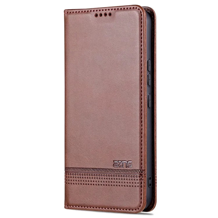 AZNS For Samsung Galaxy A35 5G Wallet Magnetic Phone Cover PU Leather Case