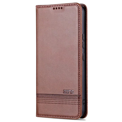 AZNS For Samsung Galaxy A35 5G Wallet Magnetic Phone Cover PU Leather Case