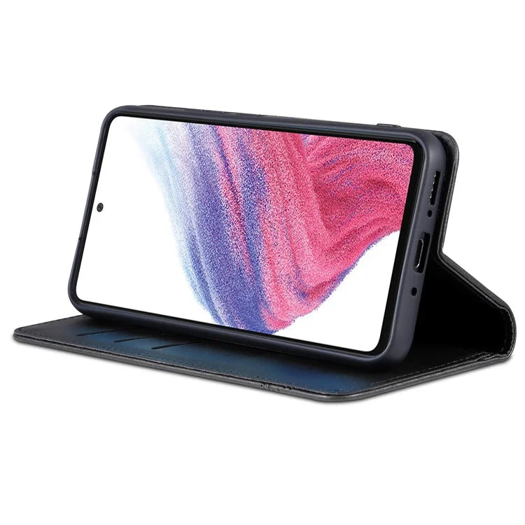 AZNS For Samsung Galaxy A35 5G Wallet Magnetic Phone Cover PU Leather Case